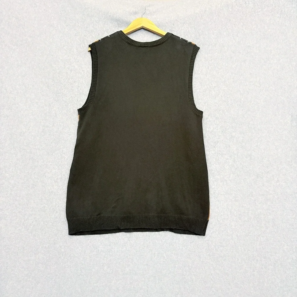 Step Brothers Sweater Vest Mens‎ One Size Argyle Diamond 90s Grandpa Cosby Dale
